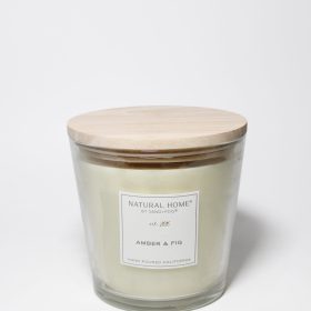 Sand Fog Amber & Fig Natural Home 31 oz scented candle