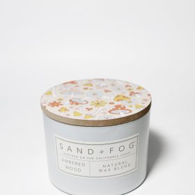 Sand Fog Ambered Wood 12 oz scented candle